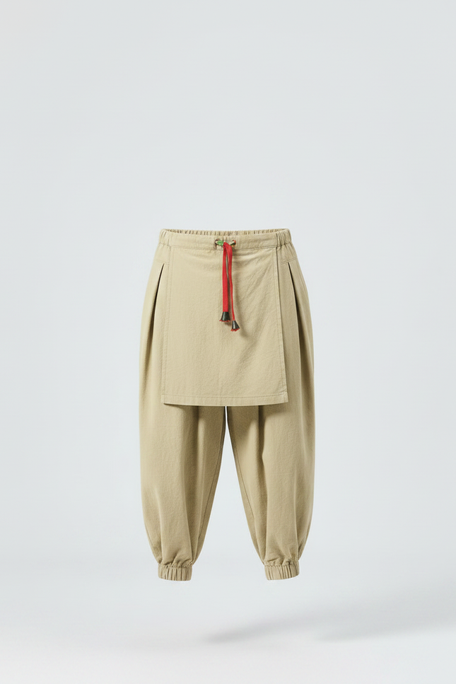 Pantalon Jupe 0dba - Beige Toile - vue 3