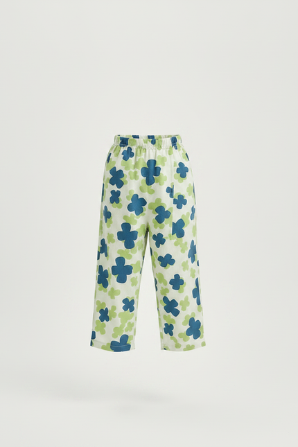 Pantalon Jupe Imprimé Floral Ample Décontracté Enfant - Viscose - vue 3